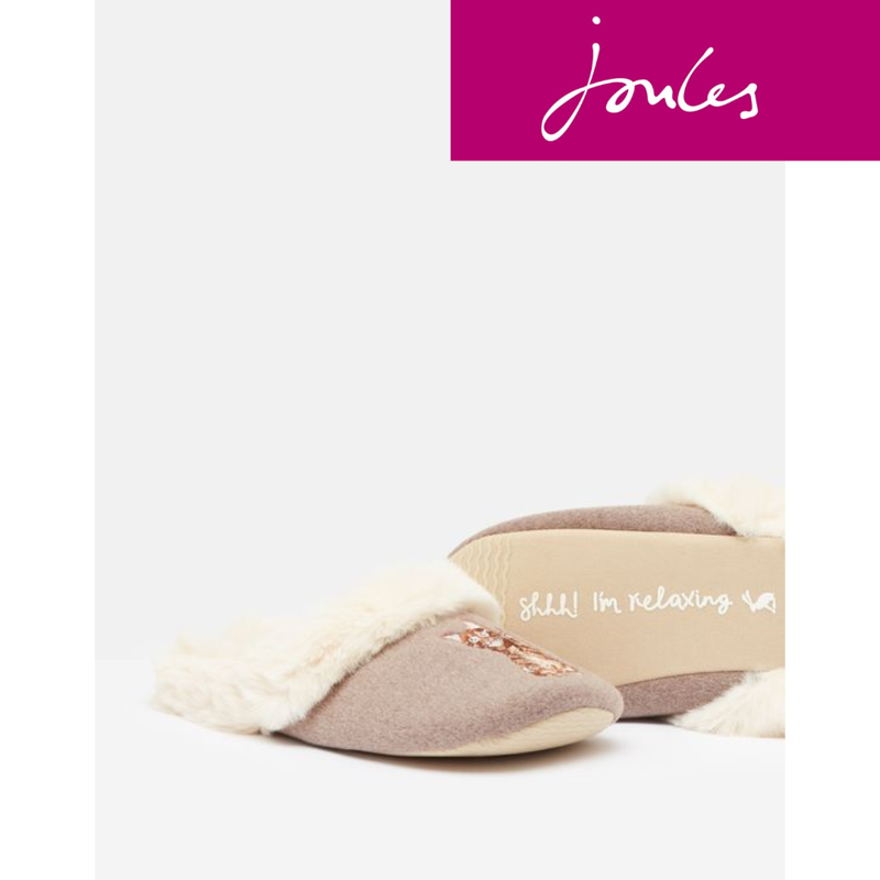 Joules Slippet Luxe Slip On Character Slippers - Cat -1
